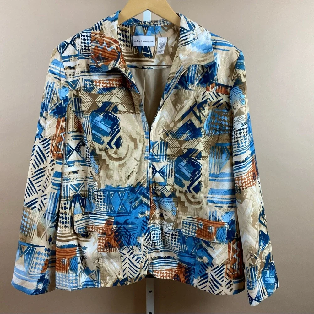 Alfred Dunner Montana Sky Western Jacket Size 18 - Picture 1 of 13